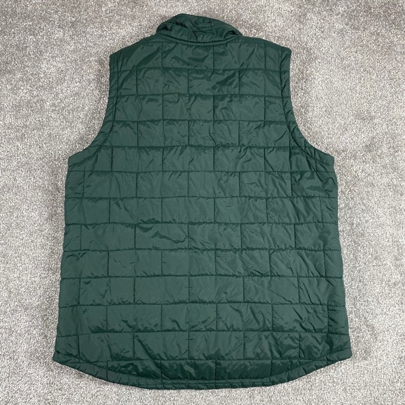Carhartt Reversible Vest Womens Large Quilted Flannel Lined Plaid Chore Green - Picture 7 of 12